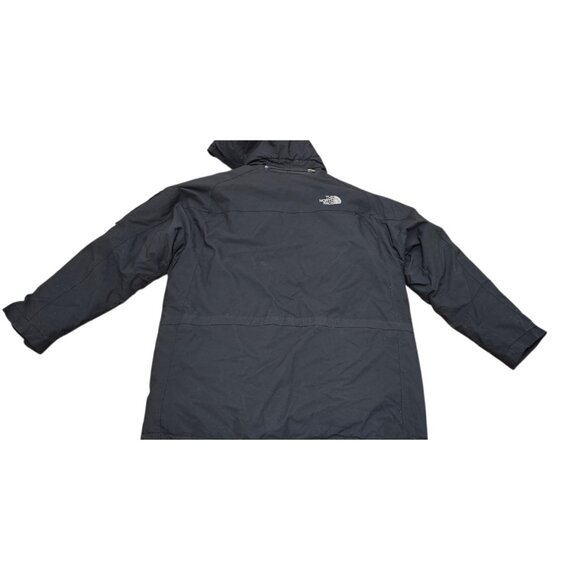 The North Face HyVent Insulated Parka Jacket Black Hooded Winter Coat  Size XL - Picture 5 of 14